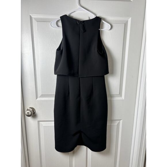 Rag & Bone Black Peek A Boo Back Sleeveless Old Money Country Club Dress Size S - Picture 3 of 8